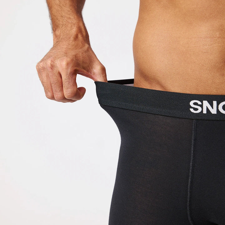 Lange Boxershorts | Schwarz