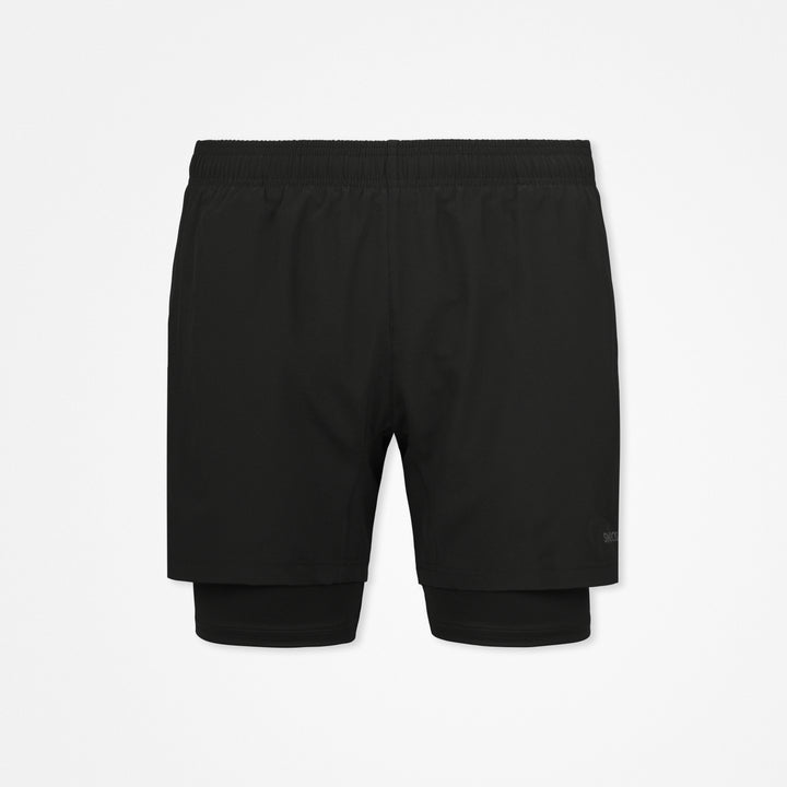 2 in 1 Shorts Herren - Hosen - Schwarz