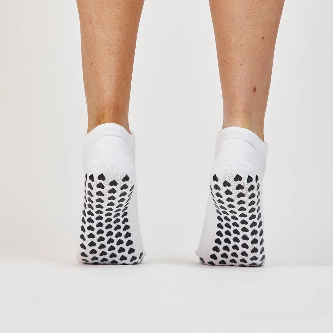Pilates Socken knöchellang | Weiß – 3