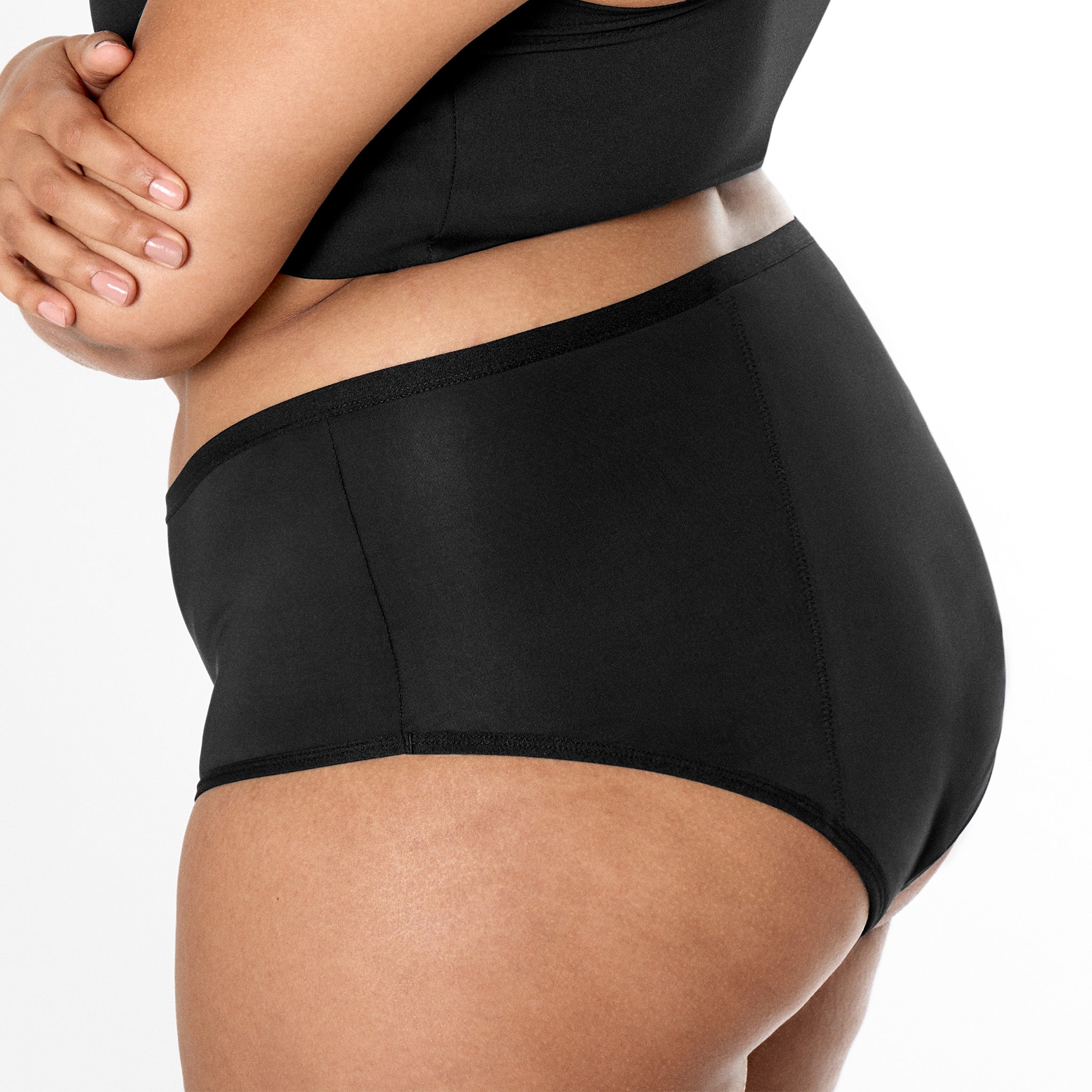 SNOCKS x femtis Period Panty - JULE Highwaist Ultra | Schwarz – 4
