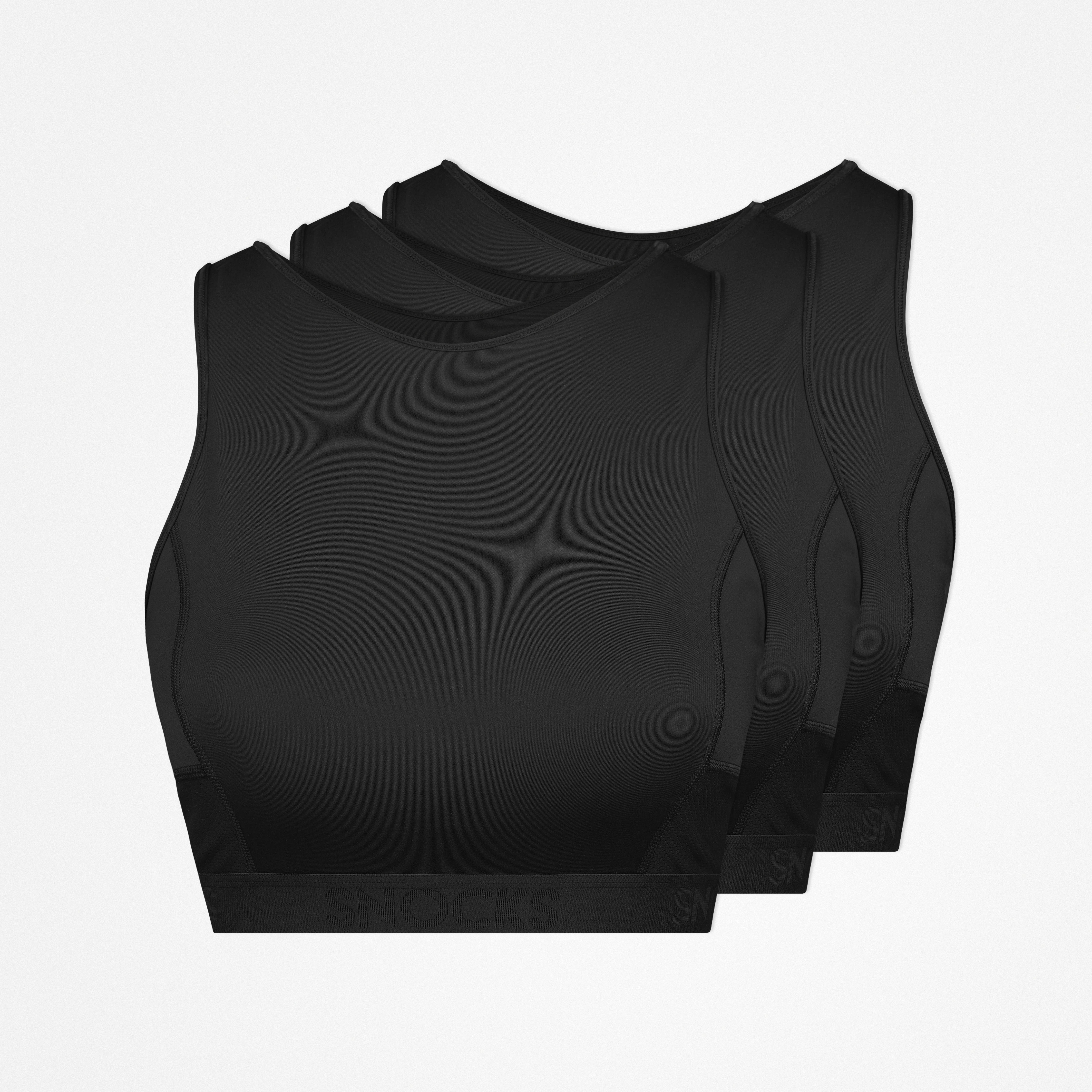 Sport-BH mit Logo | Schwarz – 13