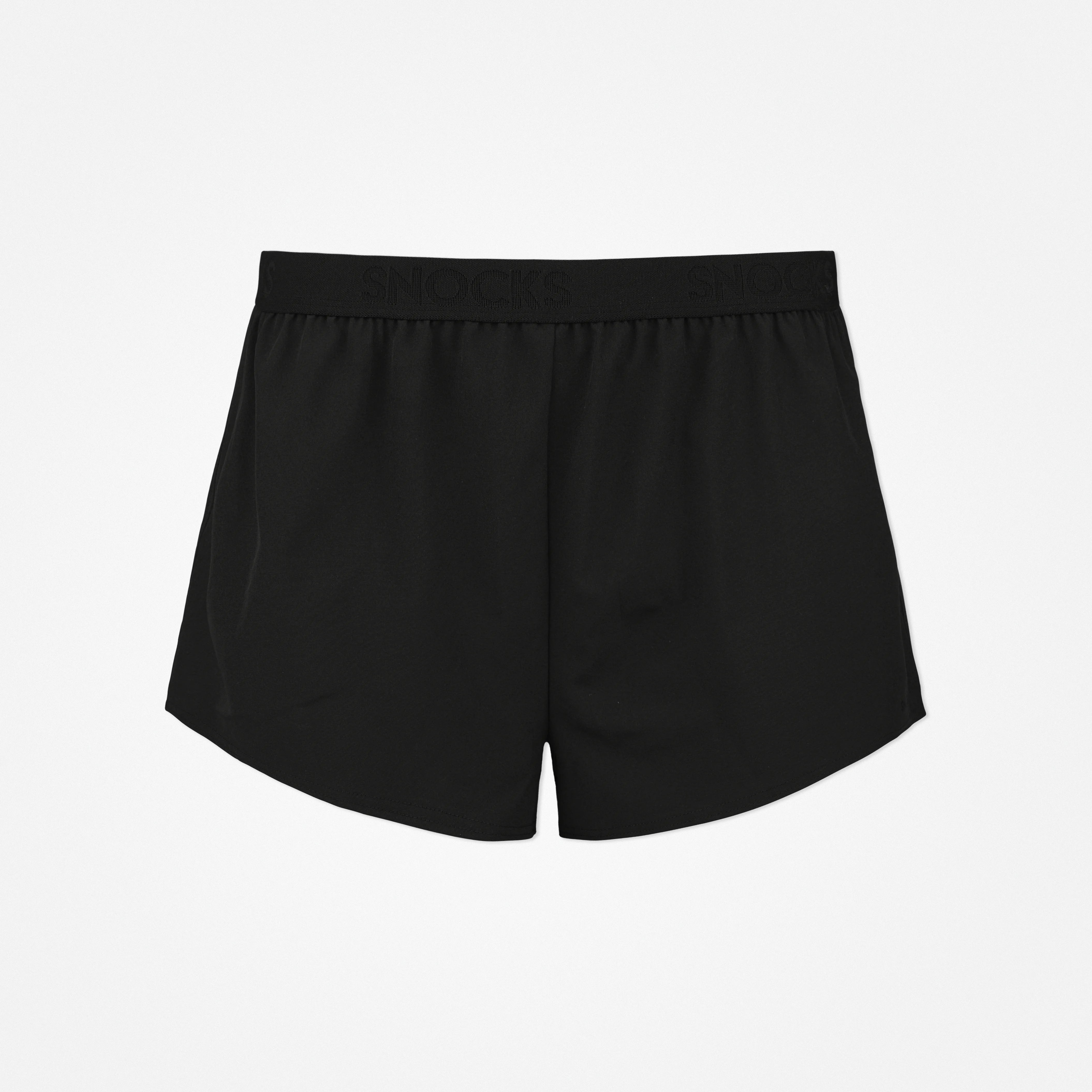 Kurze Laufshorts Damen | Schwarz