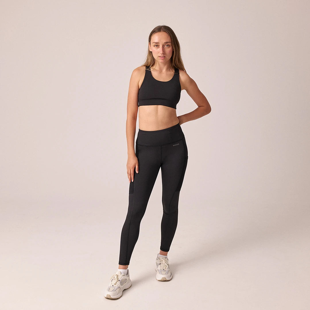 Leggings mit Tasche | Schwarz – 3