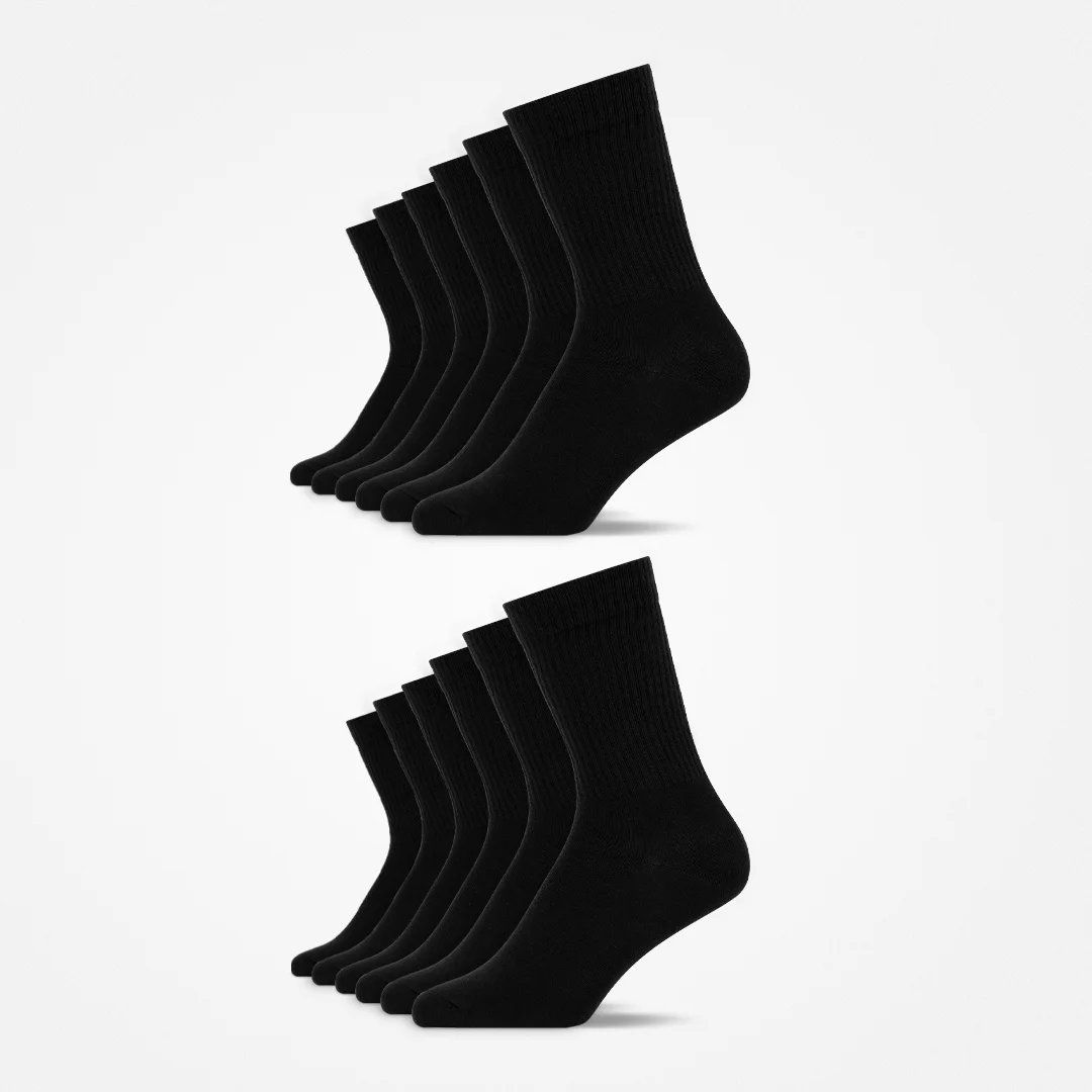 Tennissocken | Schwarz – 8