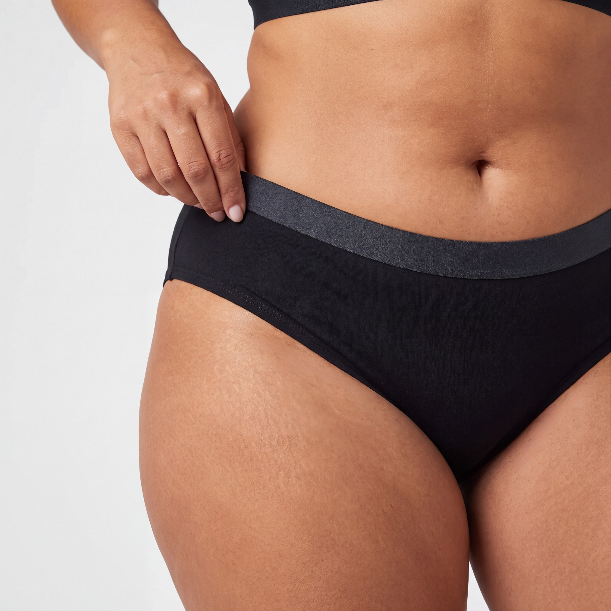 Brazilian Slips mit Gummibund | Schwarz – 7
