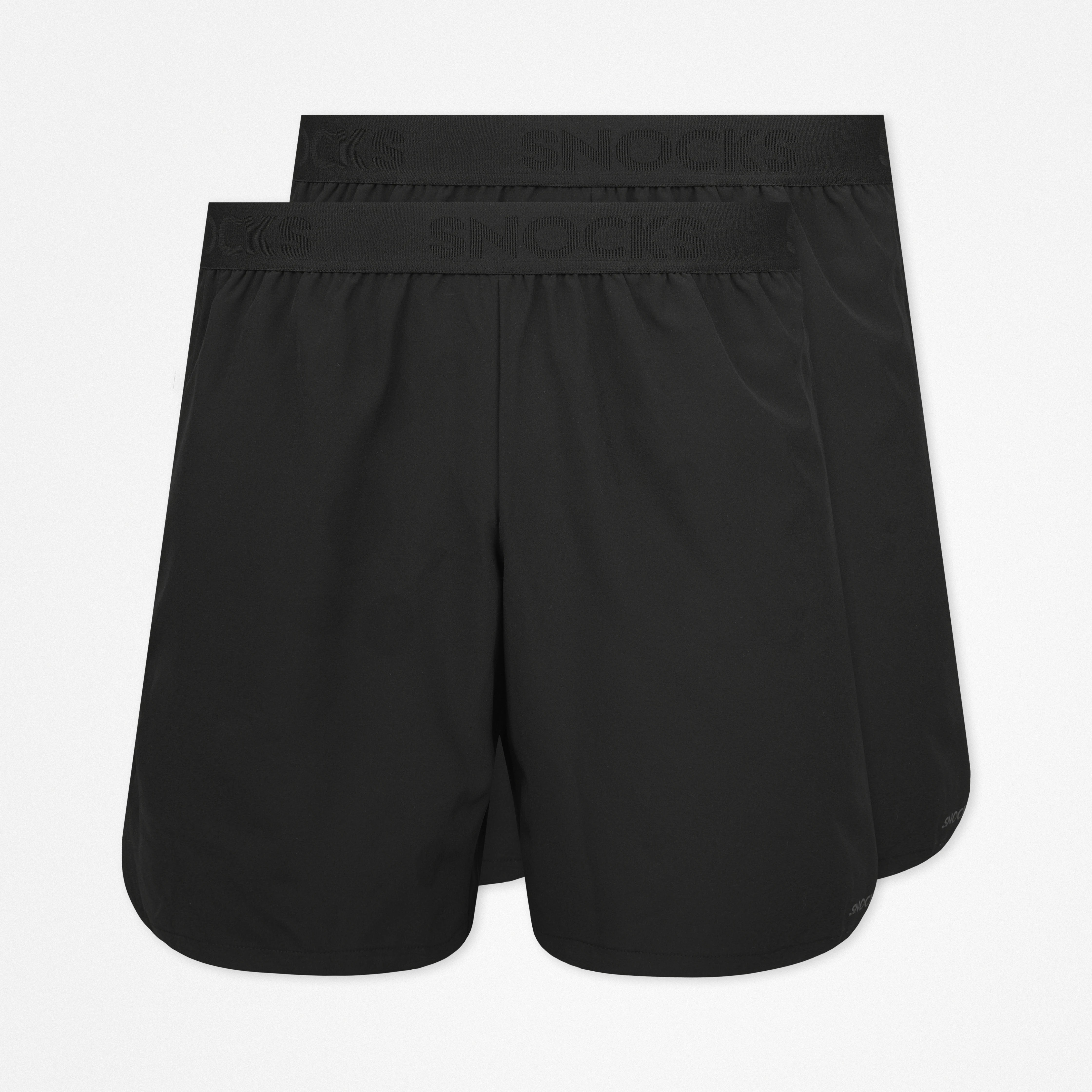 Kurze Sporthose mit Logo Herren | Schwarz – 11