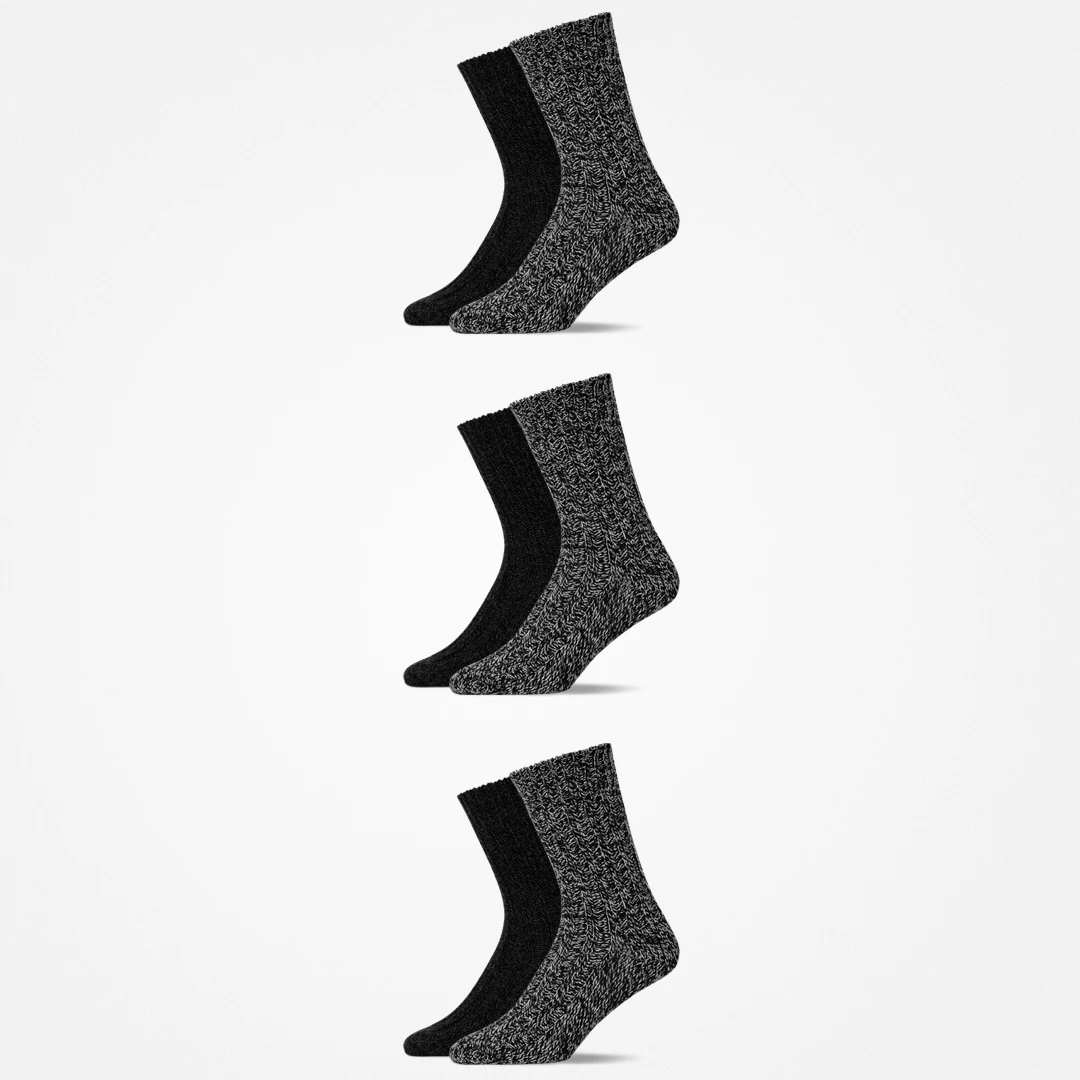 Norweger Socken | Mix (Grau/Schwarz) – 11