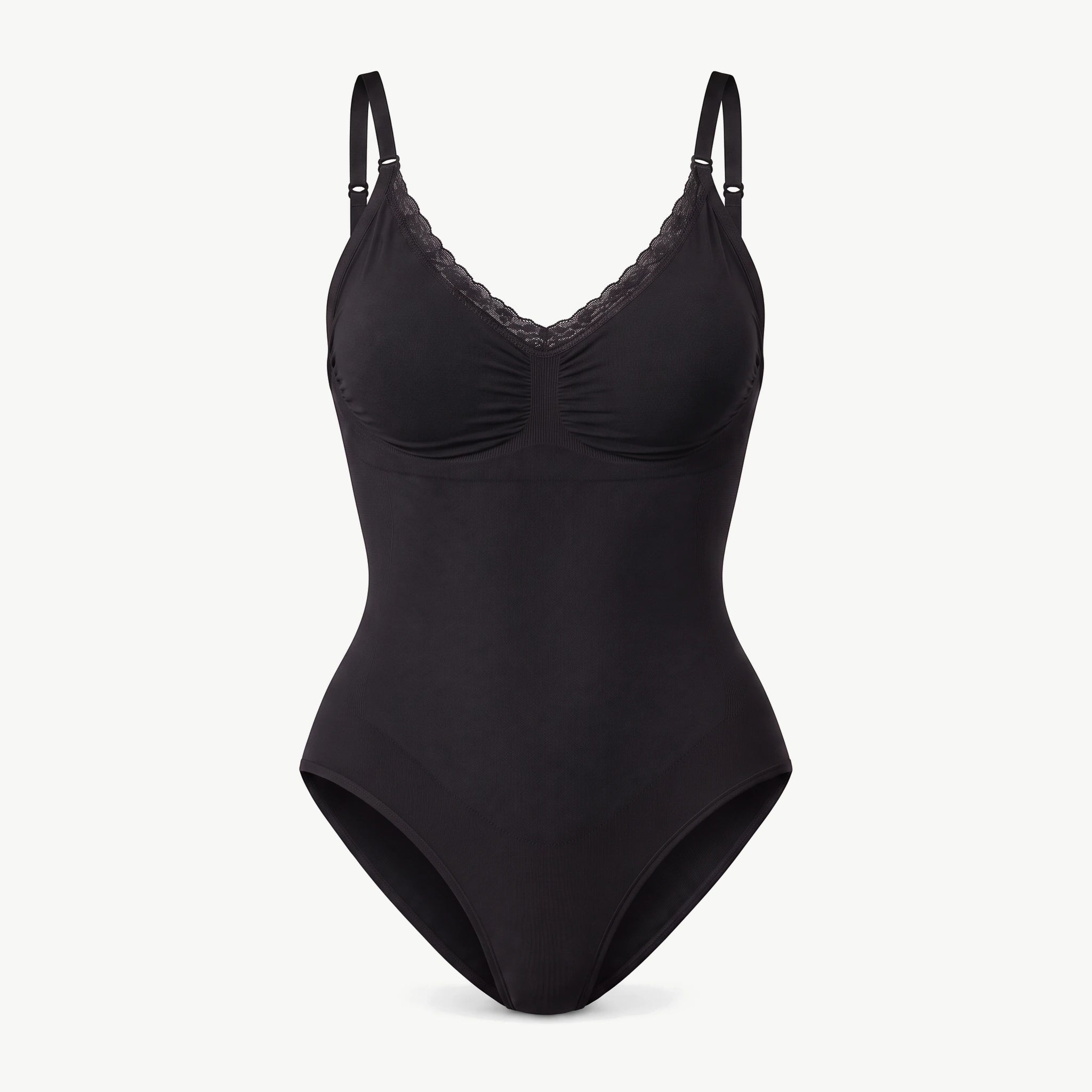 Shaping Body mit Spitze | Schwarz