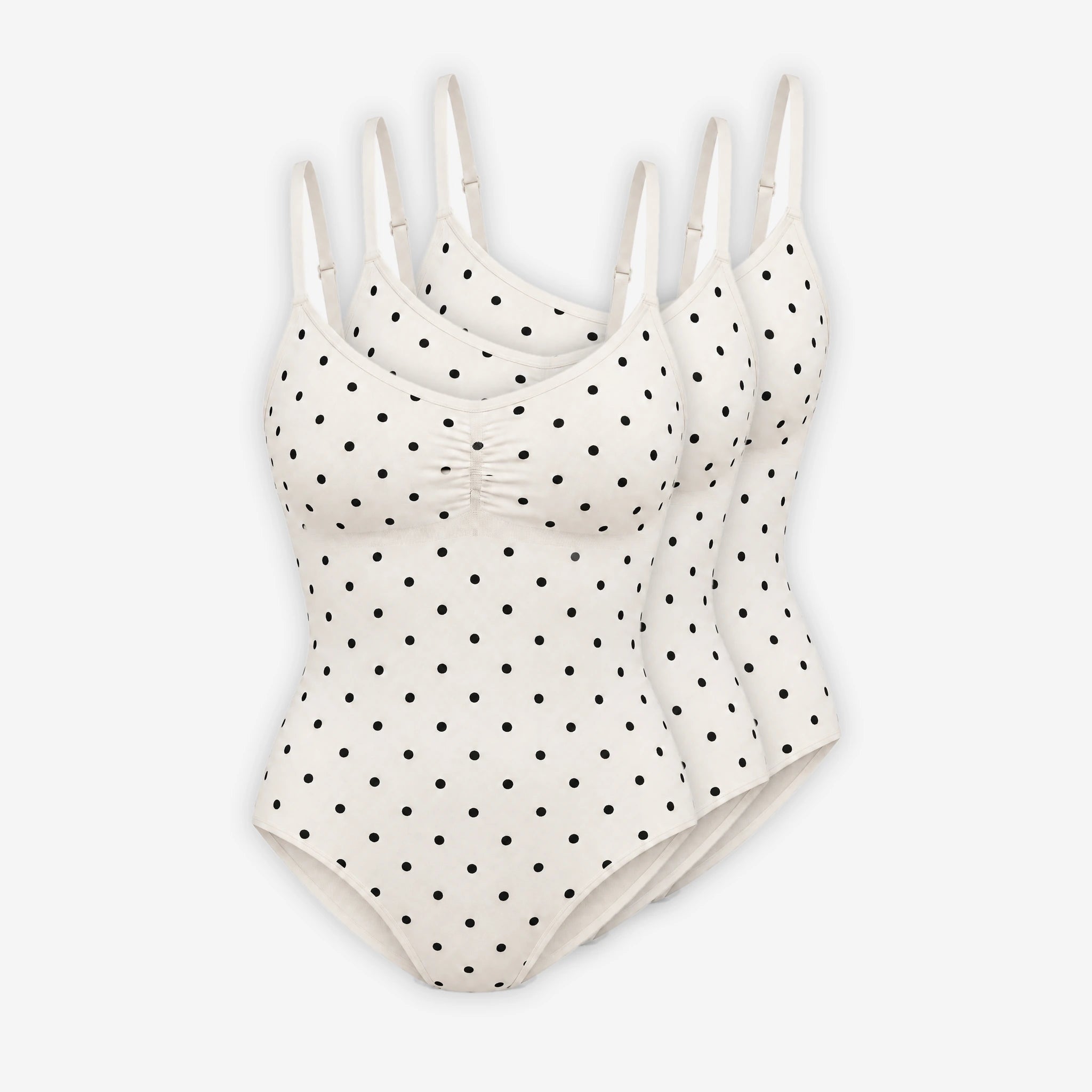 Shaping Body Slip Seamless | Cremeweiß mit schwarzen Punkten – 11