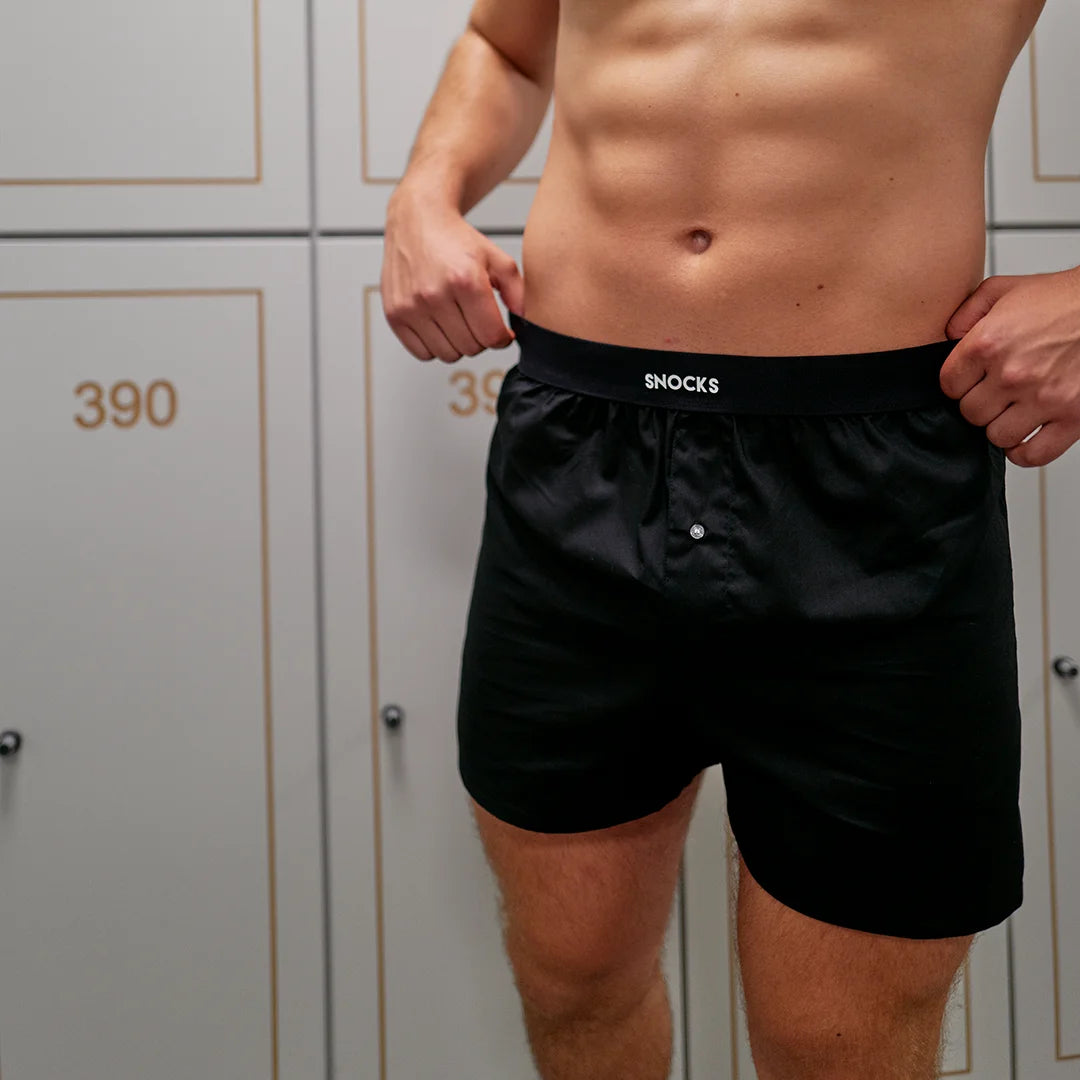 American Boxershorts mit Gummibund | Schwarz – 4