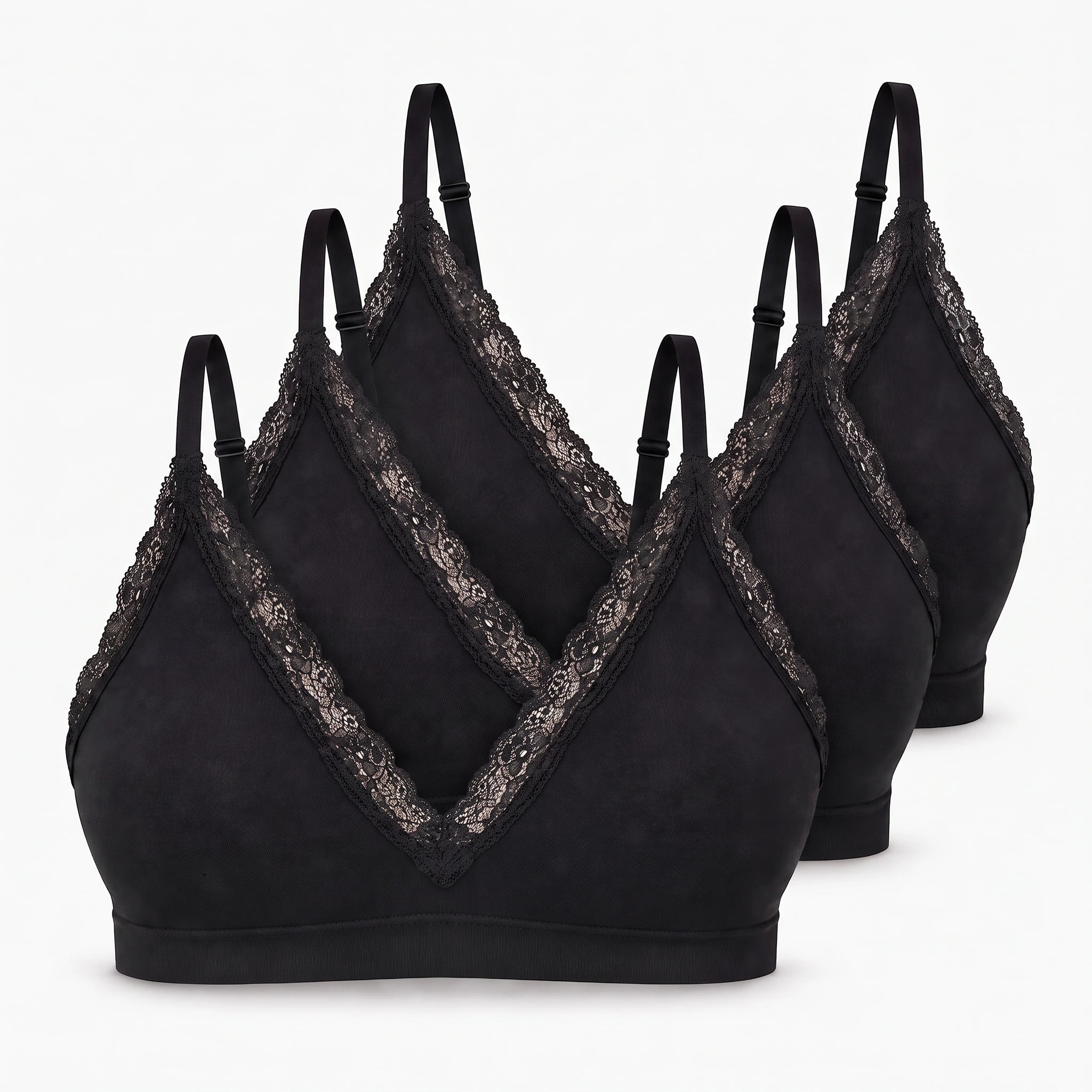 Seamless Spitzen Bralette | Schwarz – 14