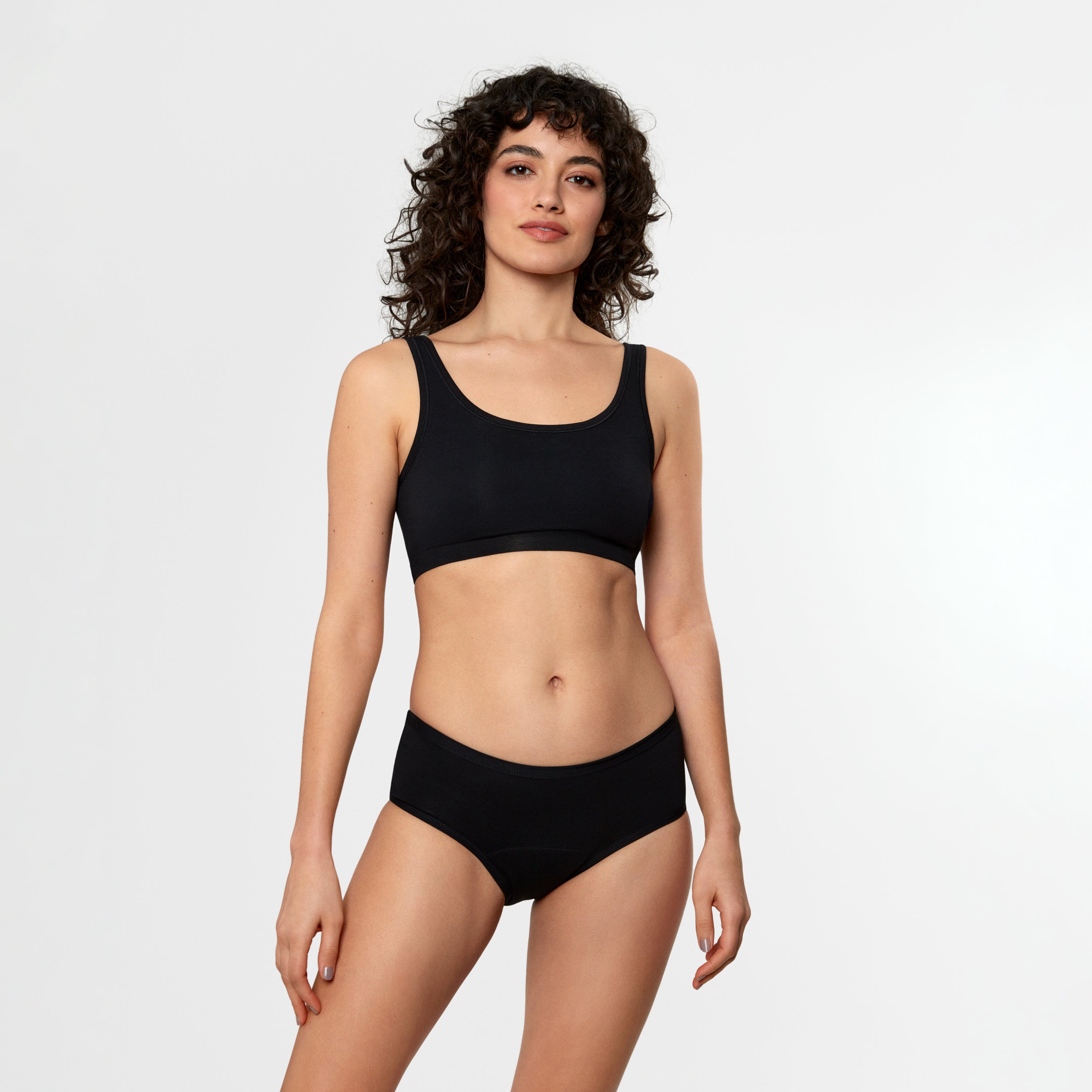 SNOCKS x femtis Period Panty - LENE Hipster | Schwarz – 2