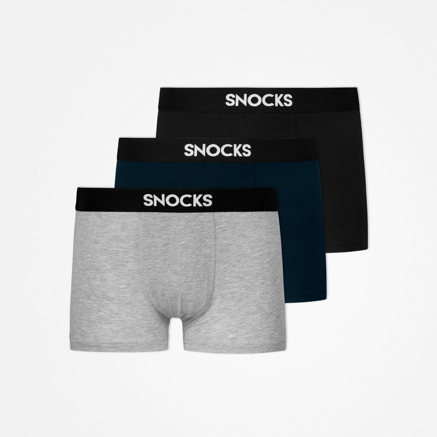 Premium Boxershorts | Mix (Schwarz/Grau/Blau)