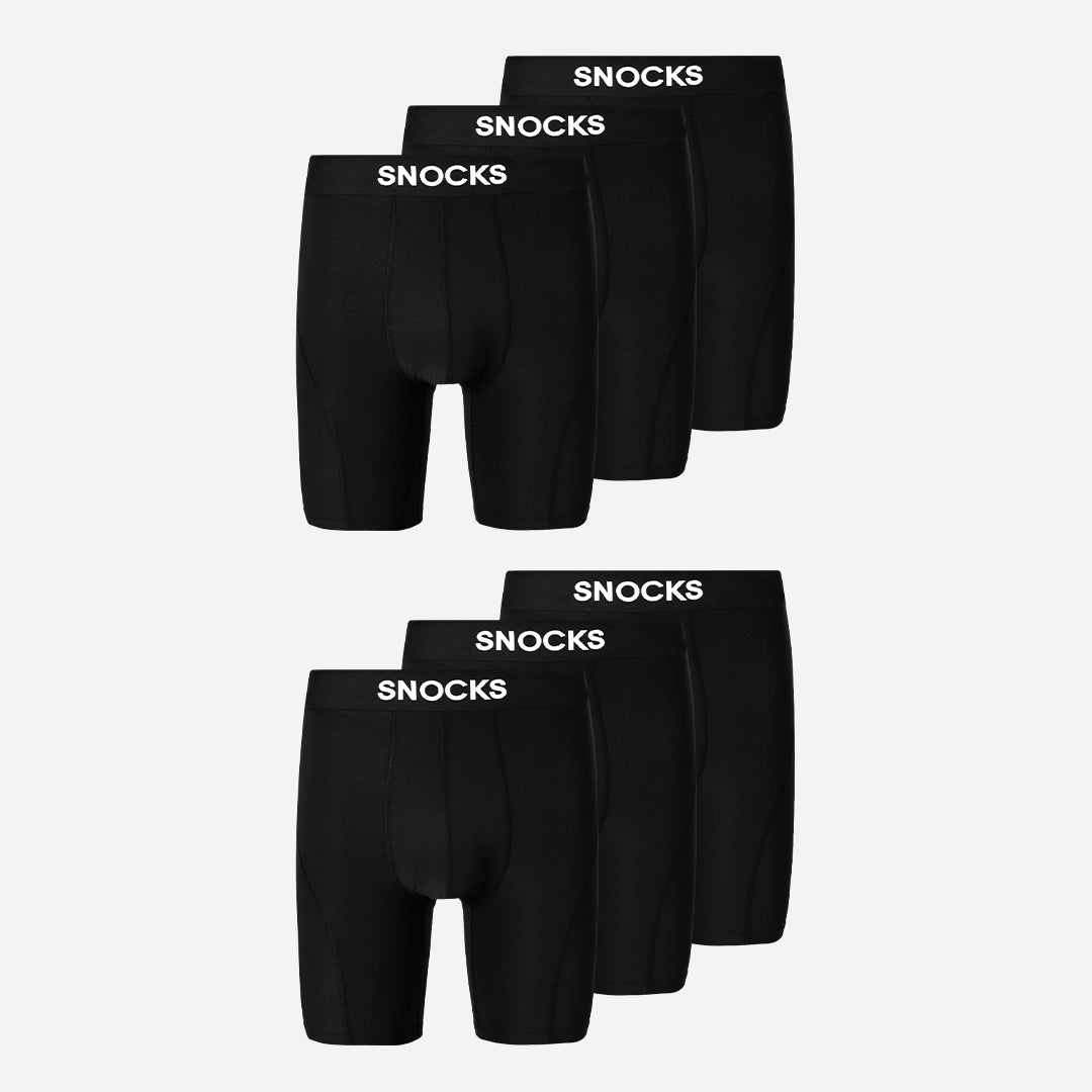 Lange Sport Boxershorts | Schwarz – 9