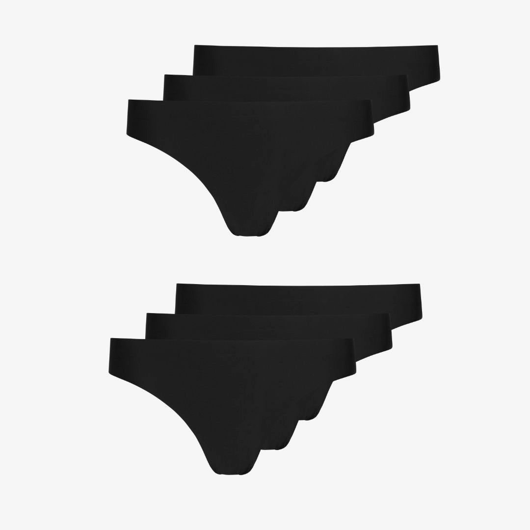 Microfiber Seamless Tanga | Schwarz – 11