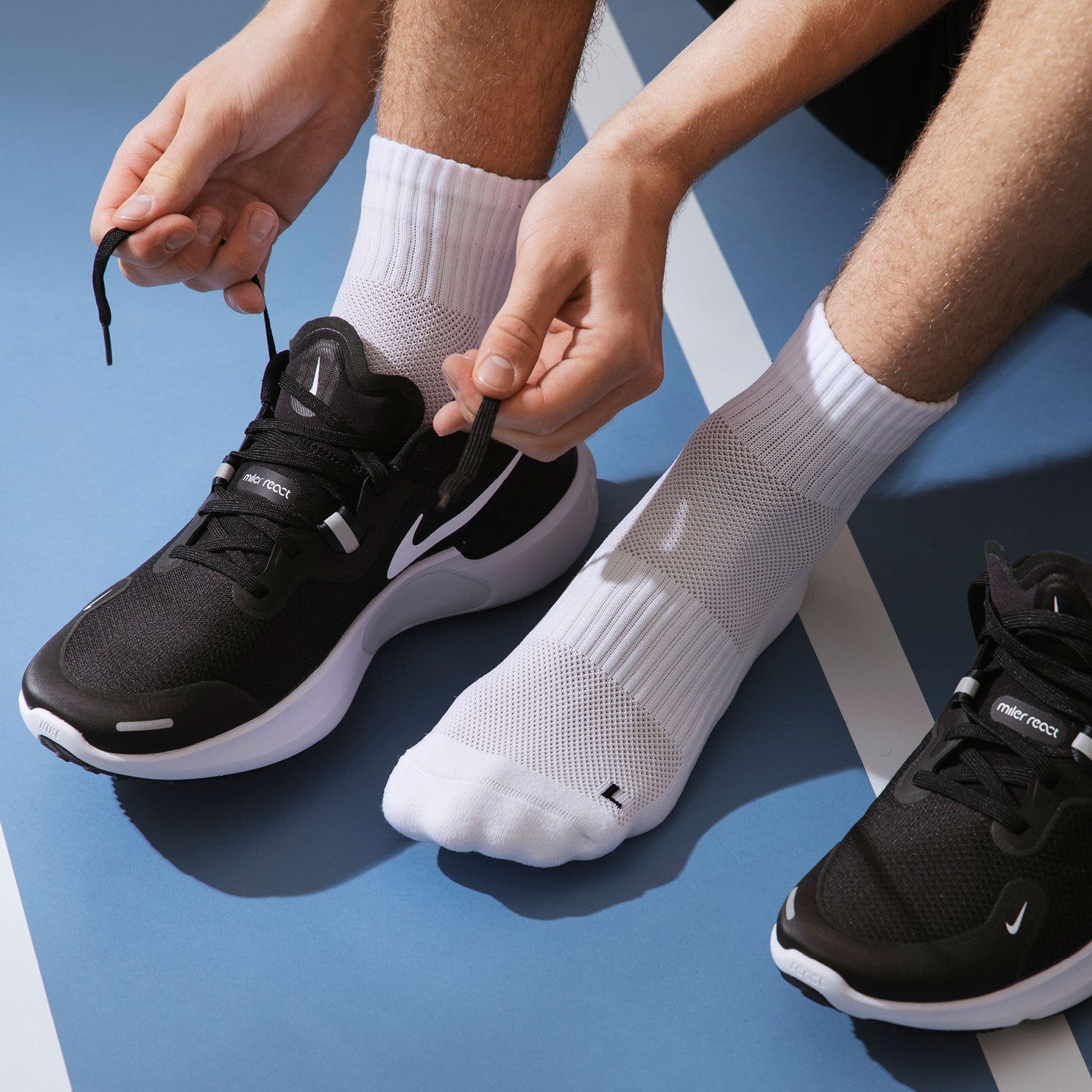 Mittelhohe Laufsocken | Schwarz – 6