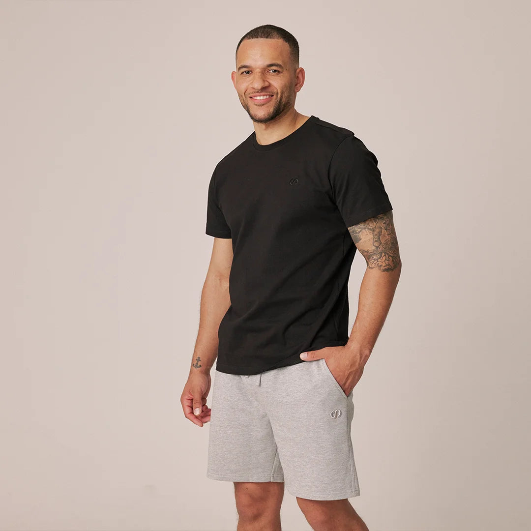 Basic T-Shirt Herren | Schwarz – 6