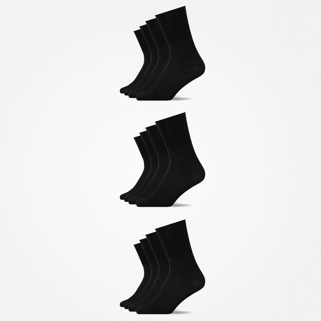 Klassische Damen Socken | Schwarz – 14