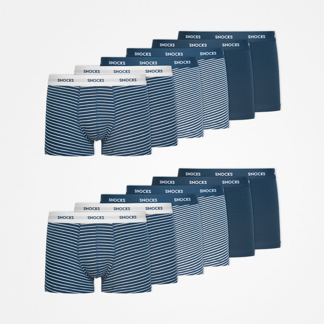 Boxershorts mit Streifen | Blaue Streifen – 8