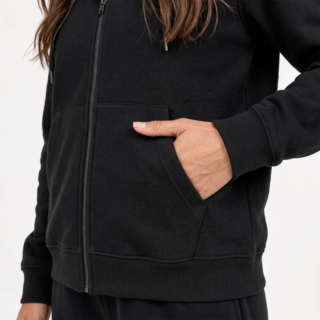 Sweatjacke Damen | Schwarz – 3