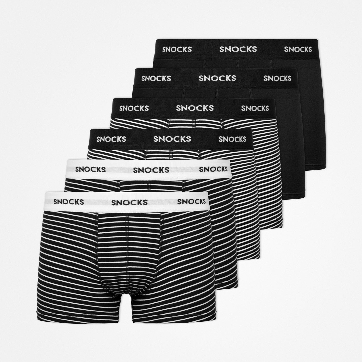 Boxershorts mit Streifen | Schwarze Streifen – 7