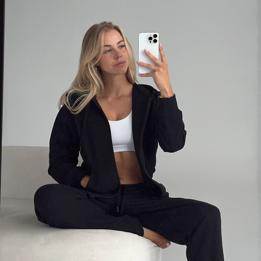 Sweatjacke Damen | Schwarz – 10