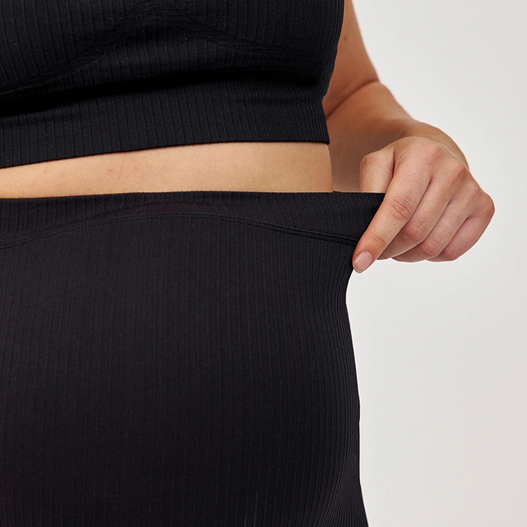 Umstandsleggings Seamless | Schwarz – 5