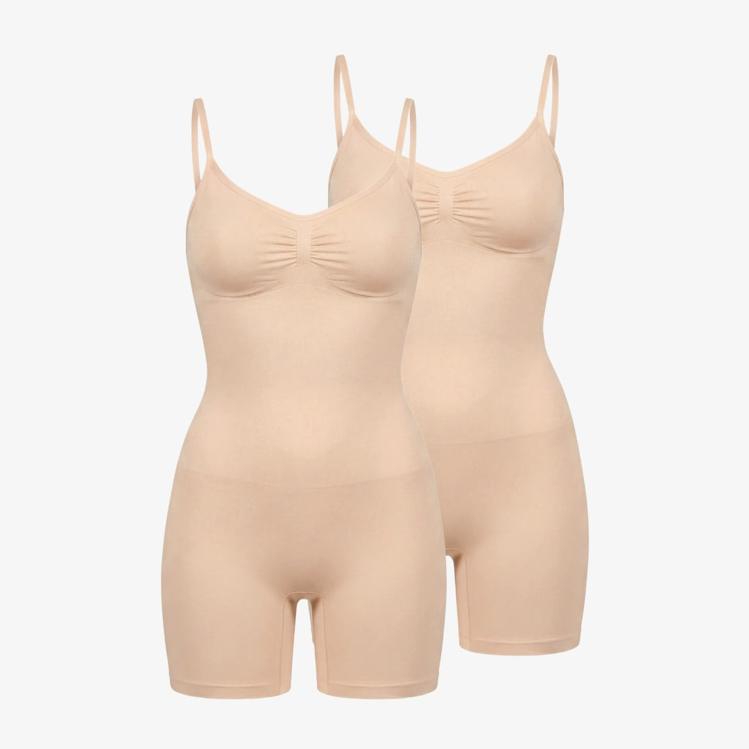 Shaping Bodysuit Shorts | Beige – 11