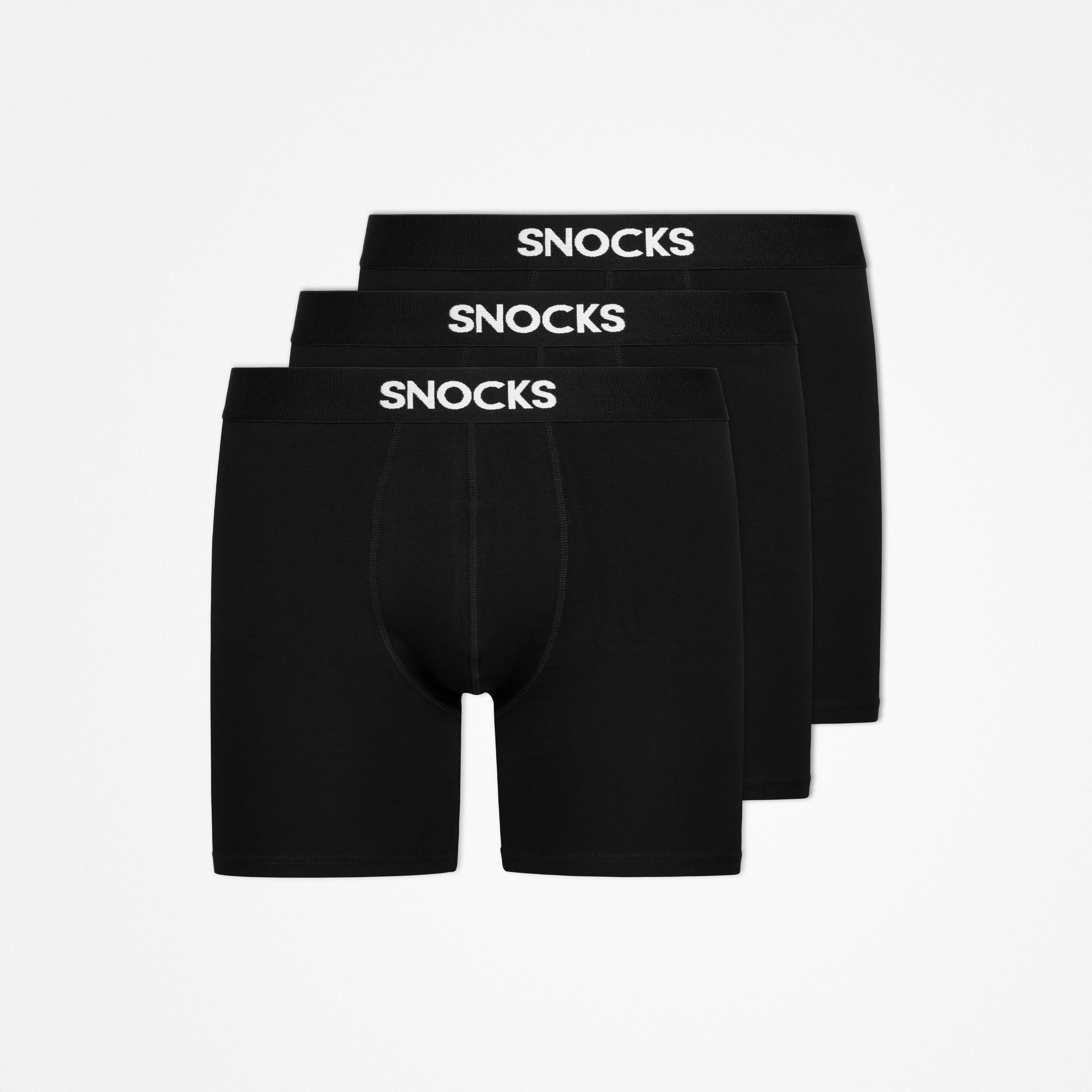 Lange Premium Boxershorts | Schwarz – 10