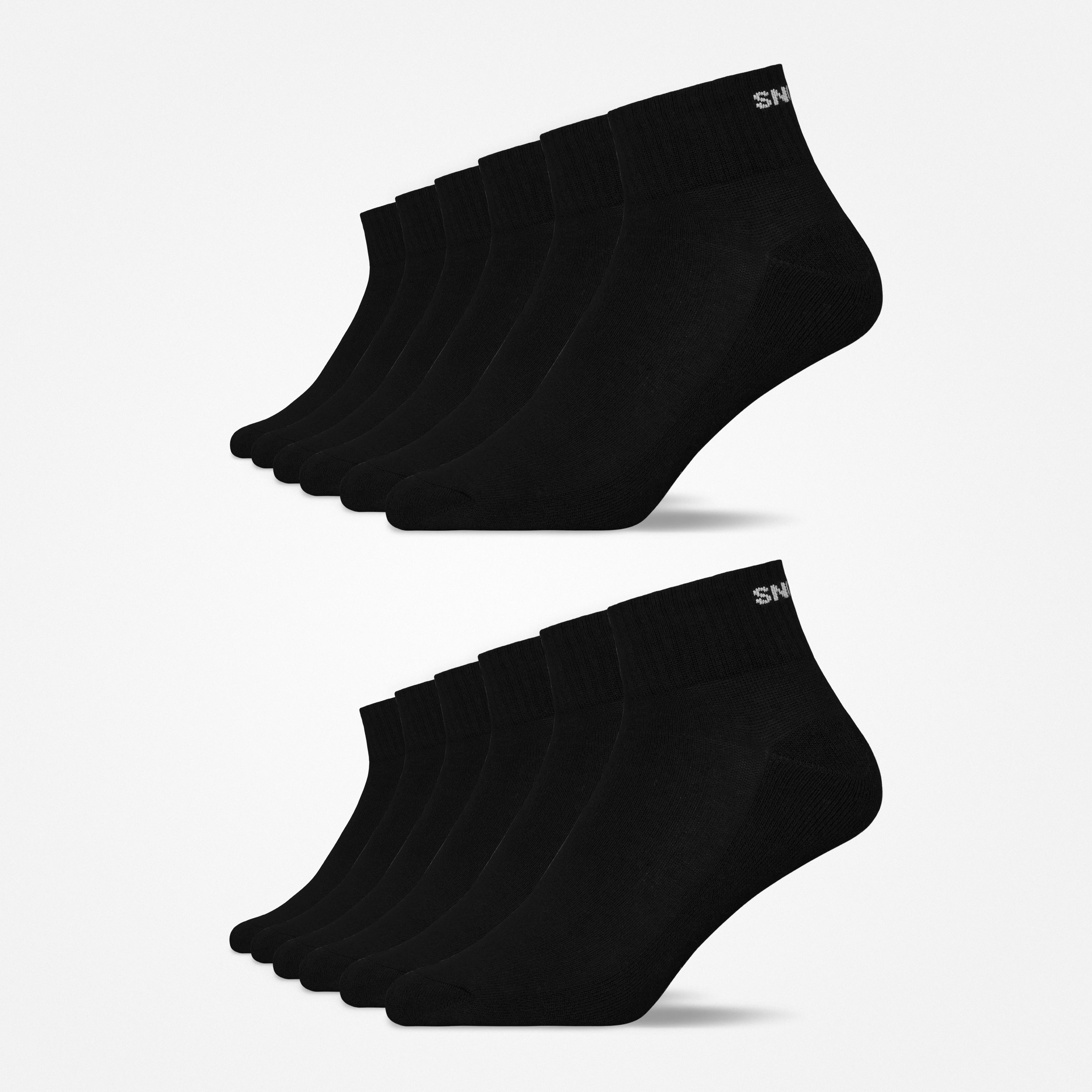 Retro Sneaker Socken | Schwarz (SNOCKS) – 11
