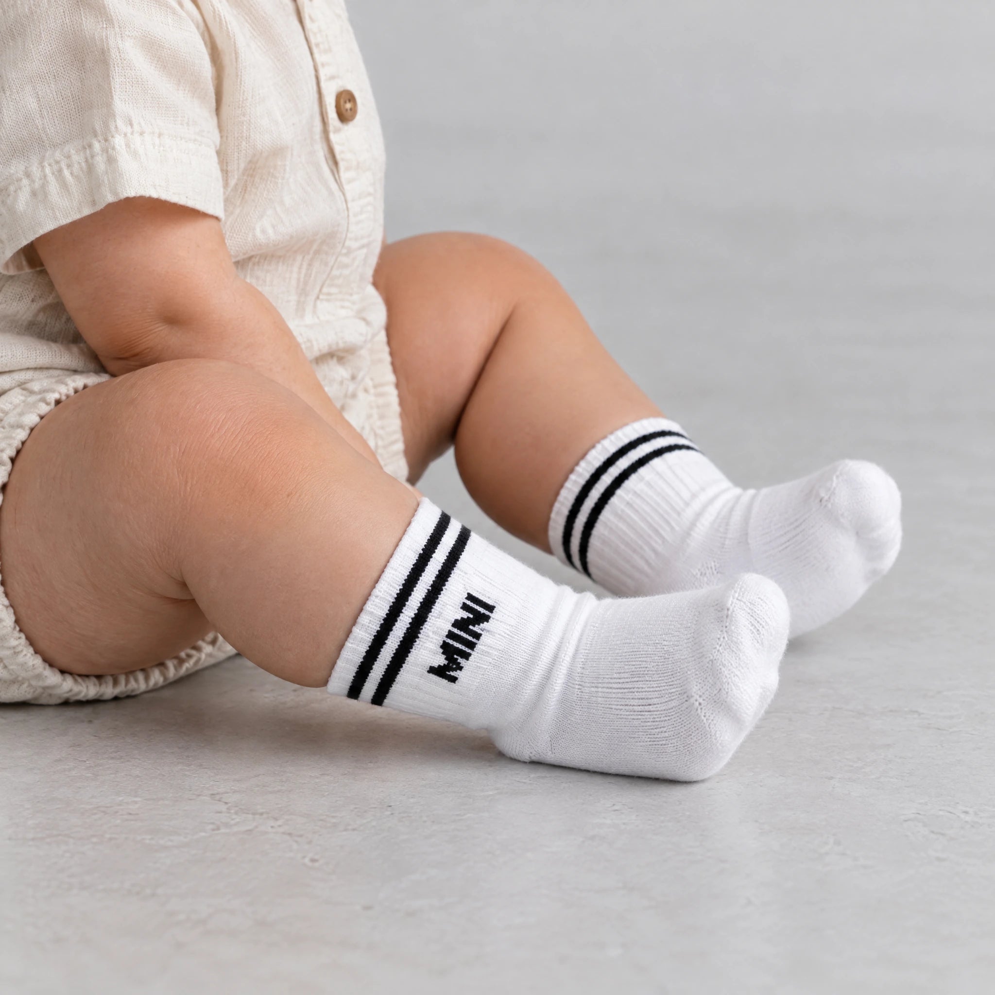 Familiensocken „Mommy, Mommy, Mini“ | Weiß – 4