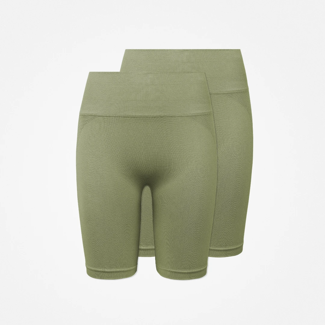 Radlerhose Seamless Damen | Hellgrün – 12