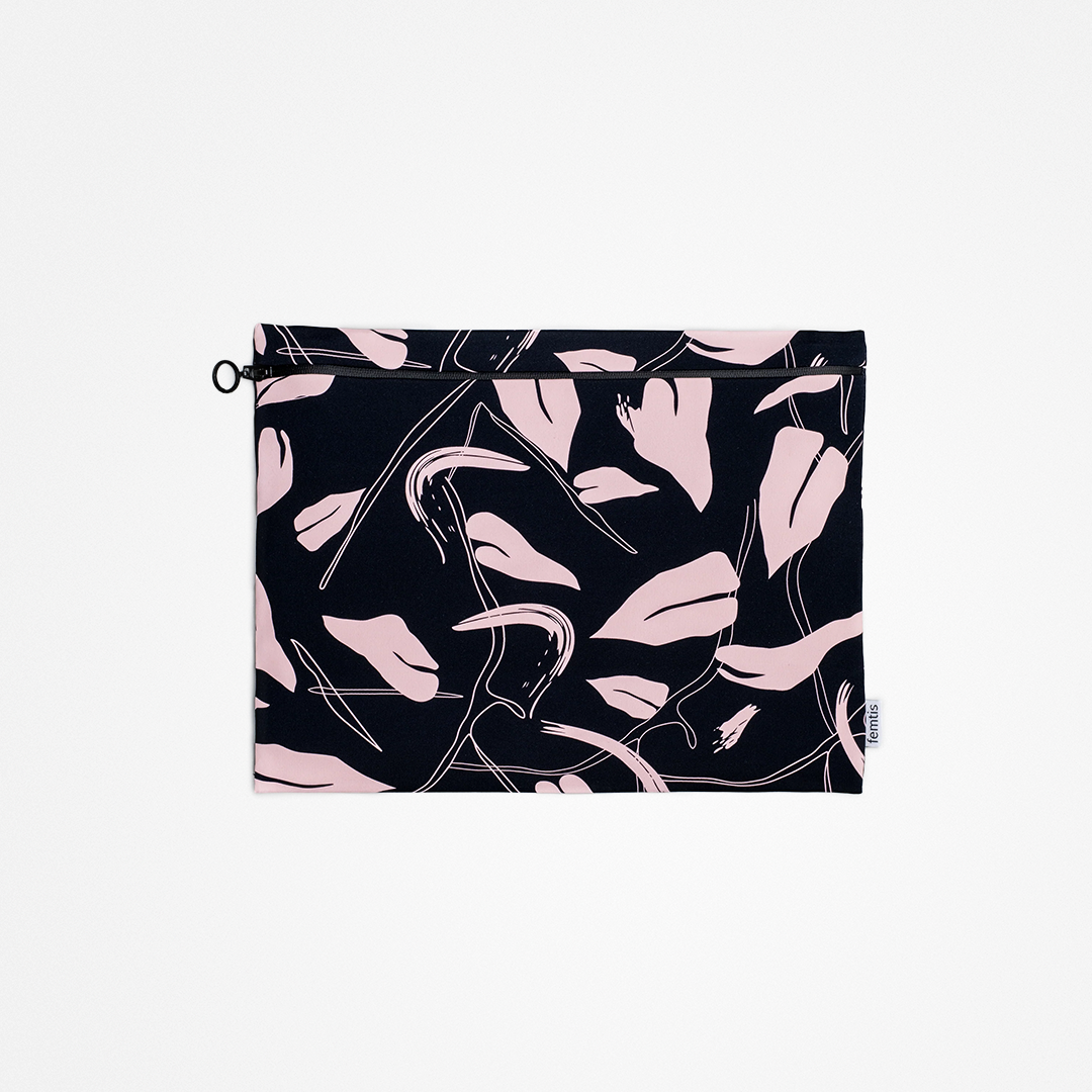 SNOCKS x femtis Wetbag groß -  wasserdichte Tasche  | Pflanzenmuster – 2