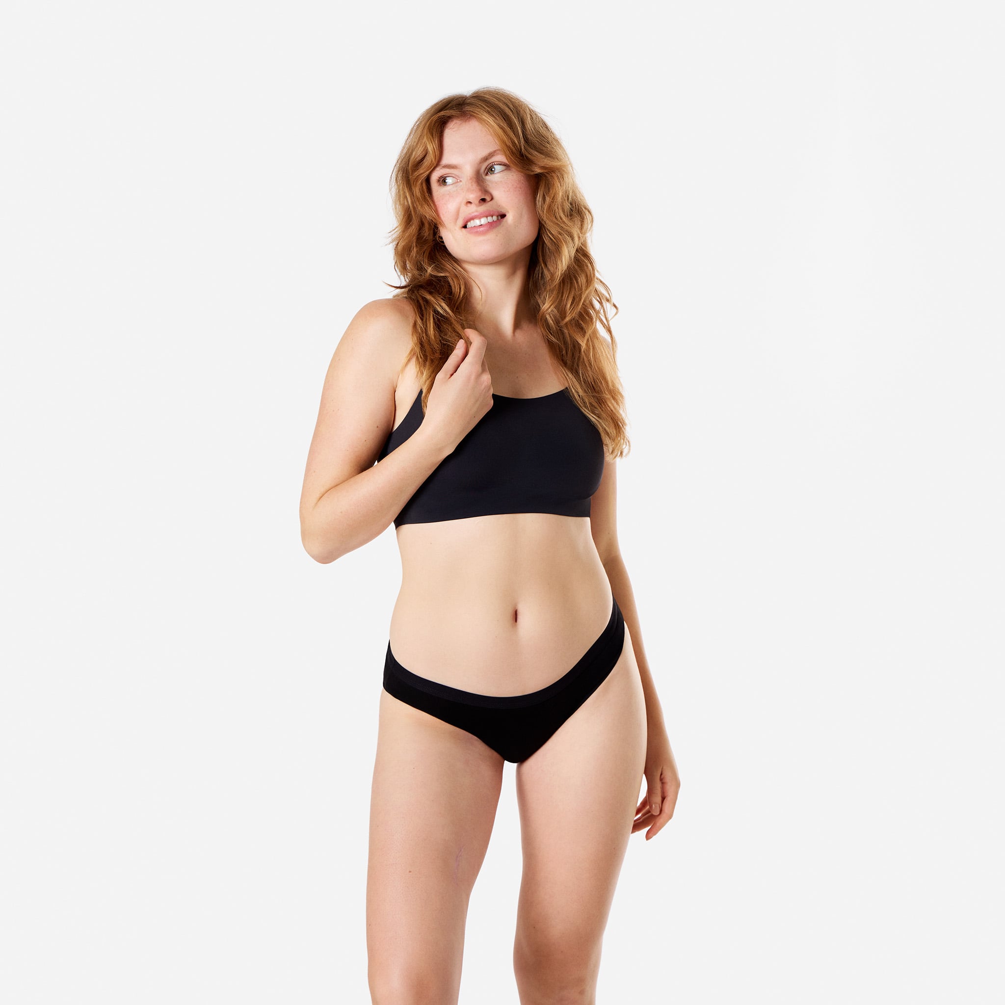 SNOCKS x femtis Period Panty - INSA  | Schwarz – 2