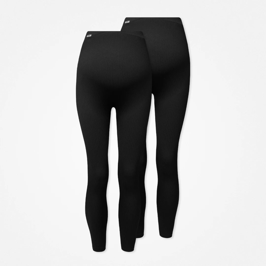 Umstandsleggings Seamless | Schwarz – 10