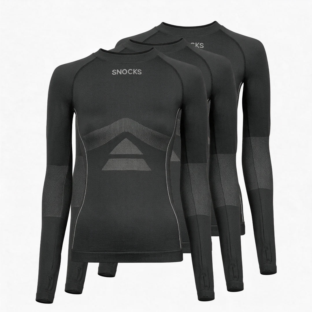 Thermo Longsleeve Damen | Dunkelgrau – 13