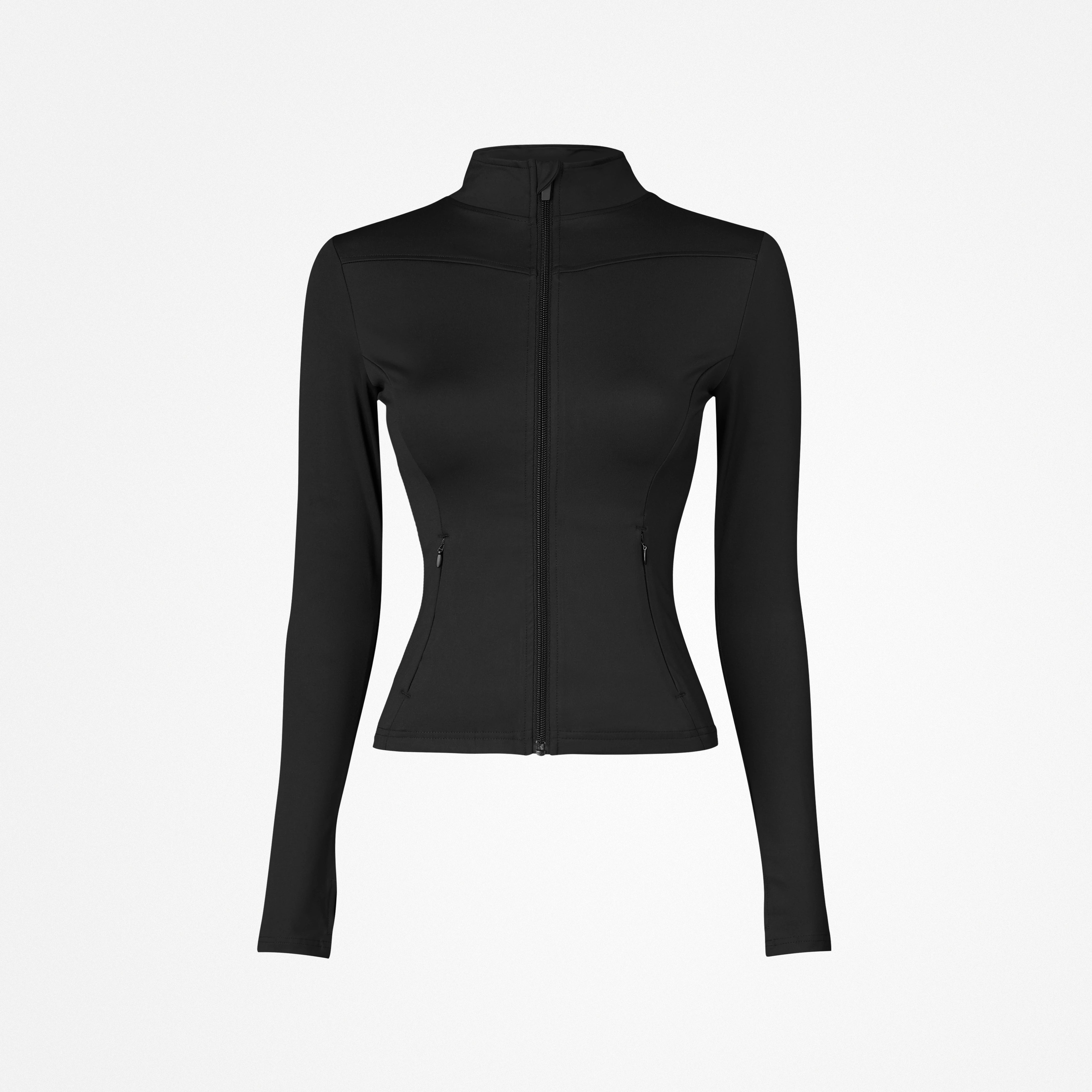 Sportjacke Damen mit Reißverschluss | Schwarz – 12