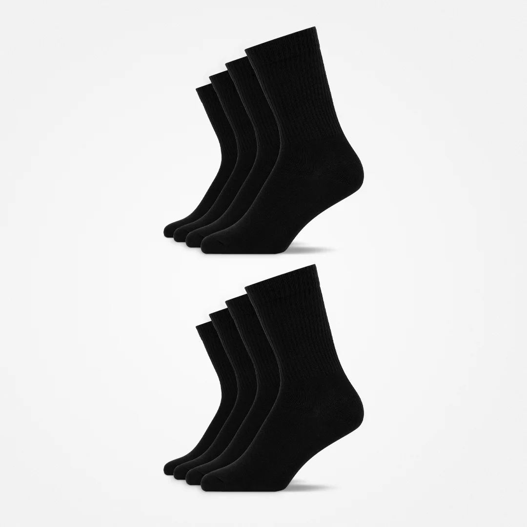 Tennissocken | Schwarz – 7
