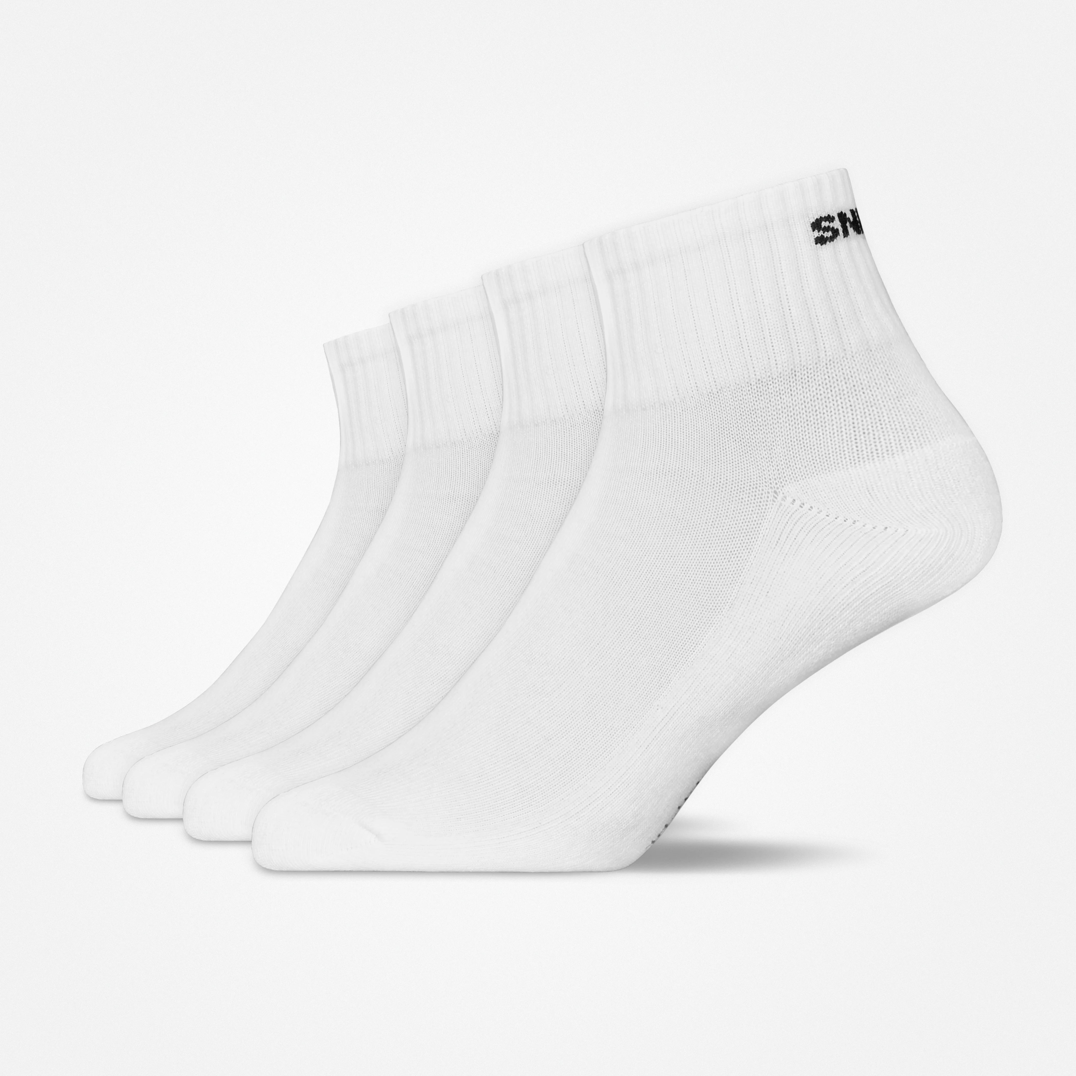 Retro Sneaker Socken | Weiß (SNOCKS) – 9
