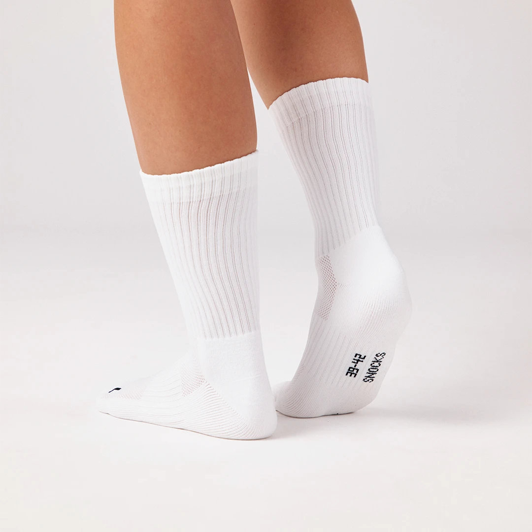 Hohe Laufsocken | Schwarz-Weiß – 3
