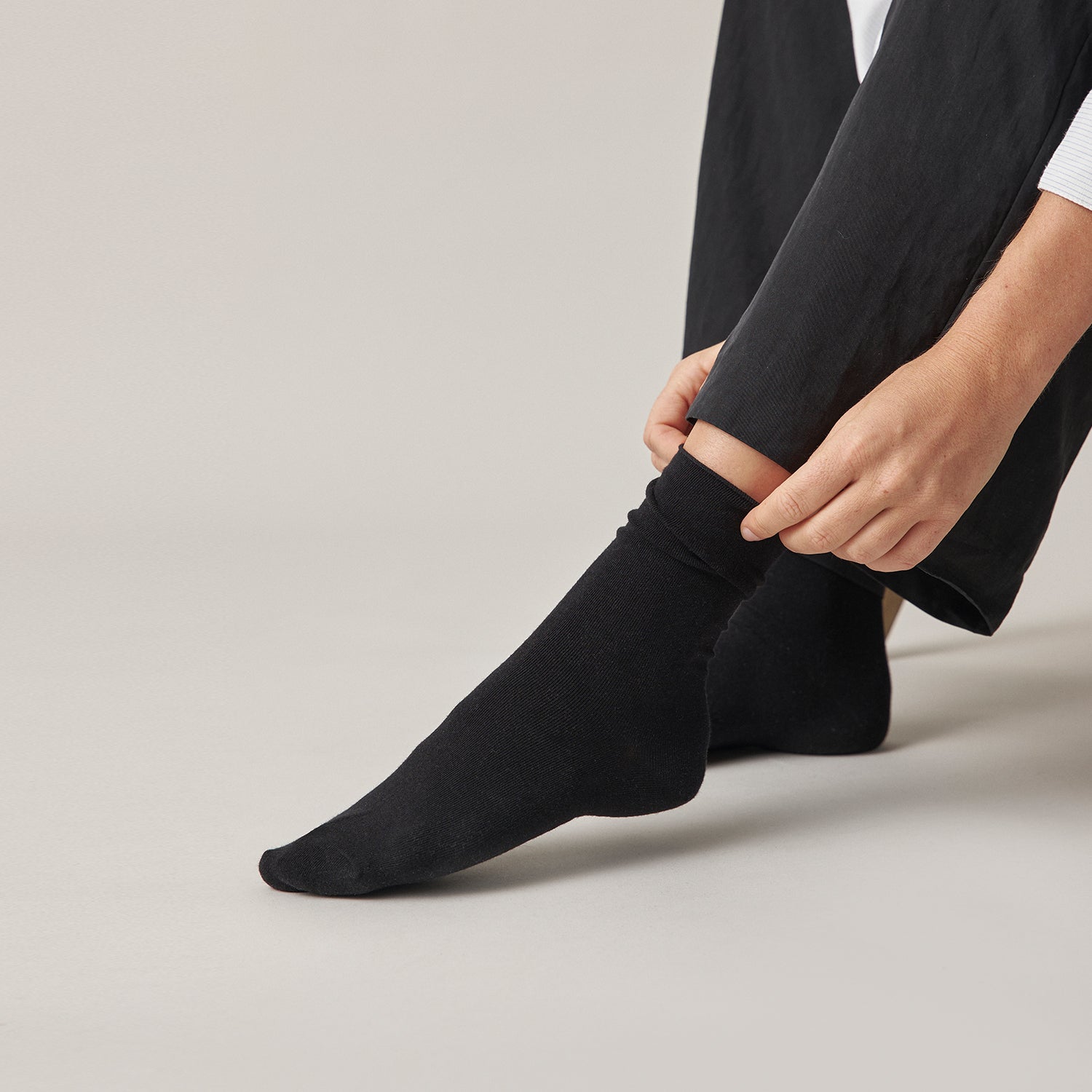 Klassische Damen Socken | Schwarz – 2