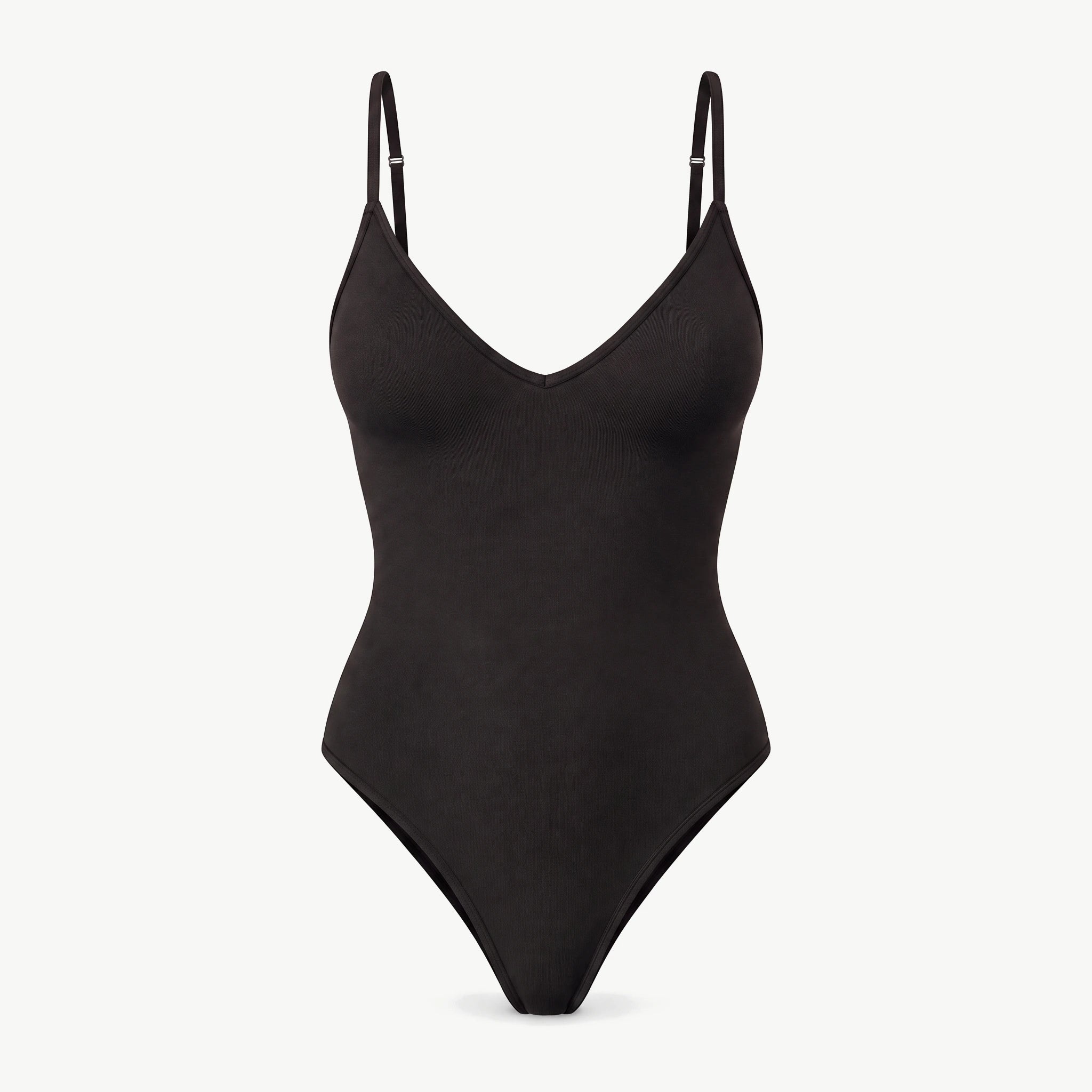 Seamless String Body mit Cups | Schwarz