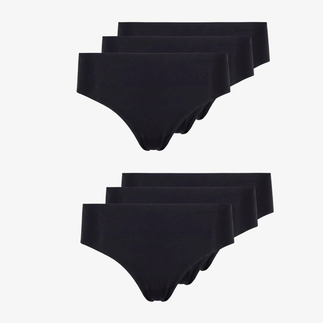 Microfiber High Waist Seamless Tanga | Schwarz – 12