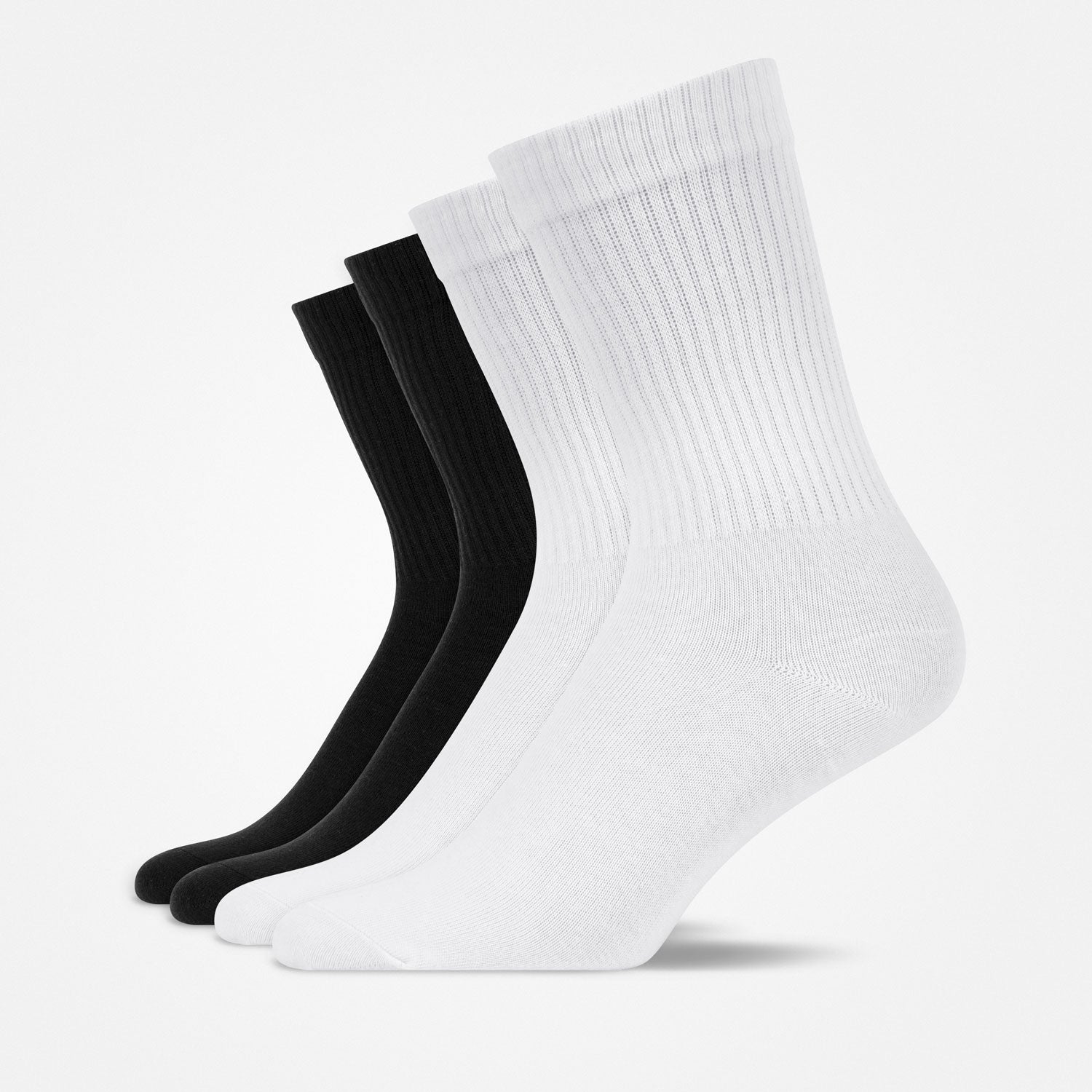 Tennissocken | Schwarz-Weiß – 7