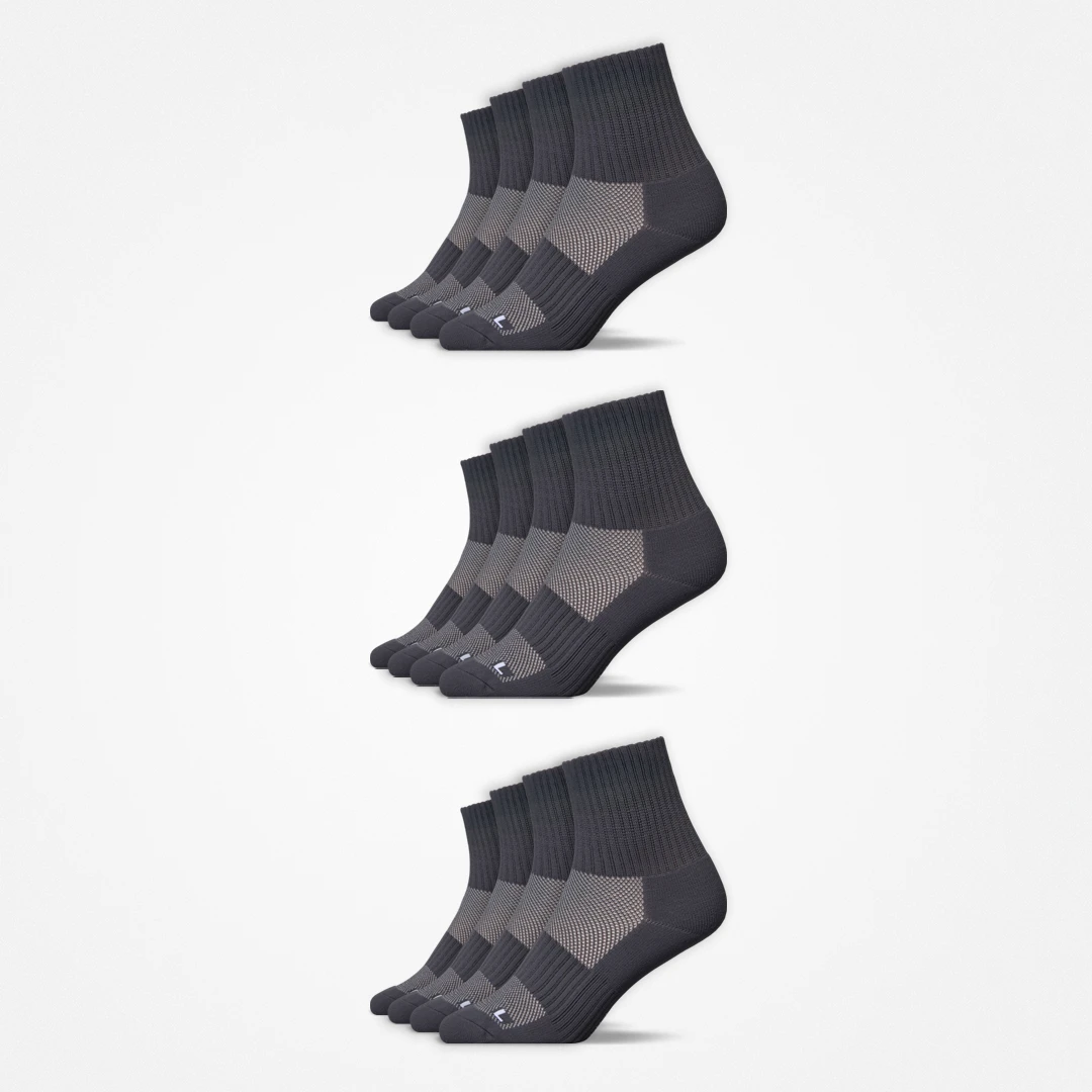 Mittelhohe Laufsocken | Grau – 11