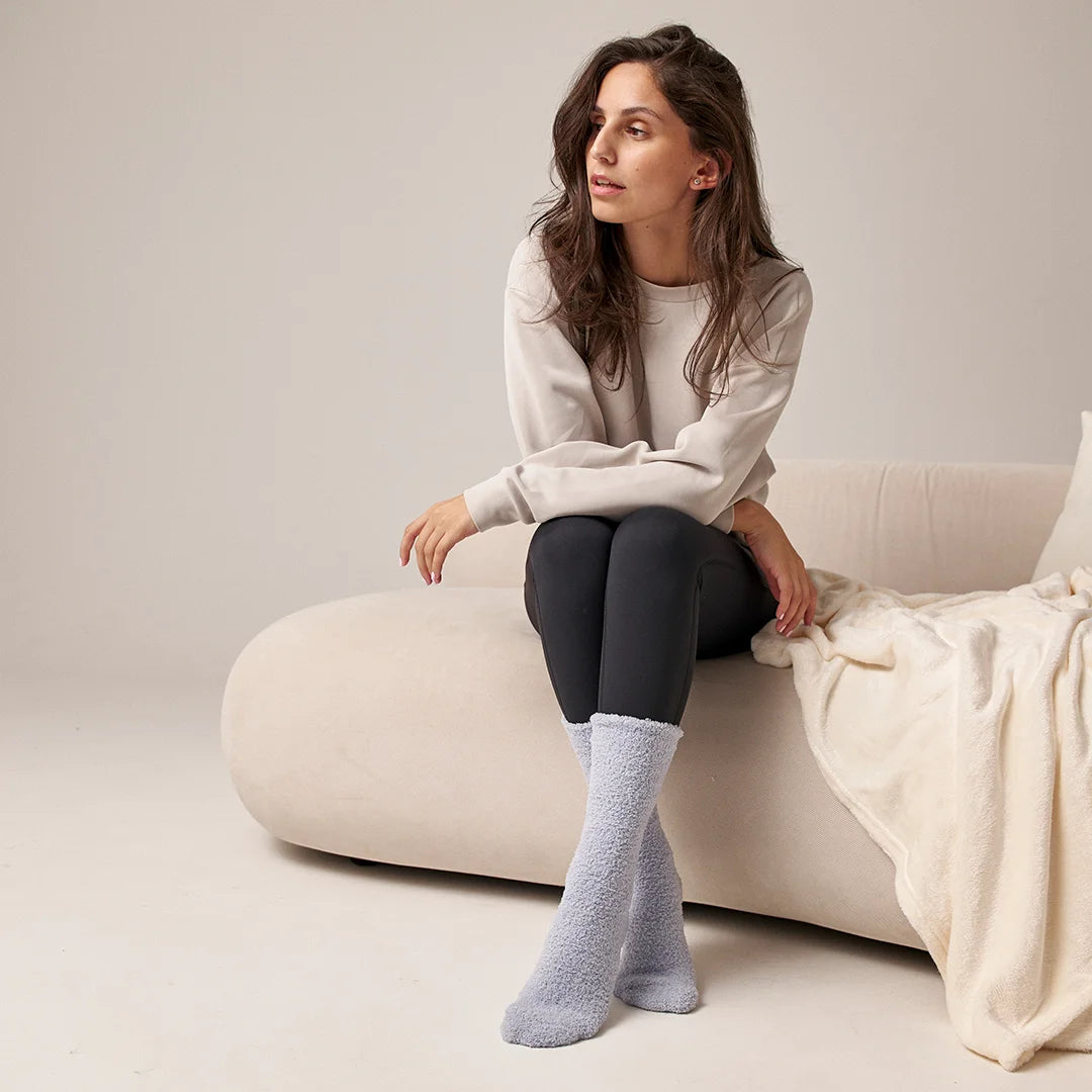 Kuschelsocken | Mix (Schwarz/Blaugrau) – 6