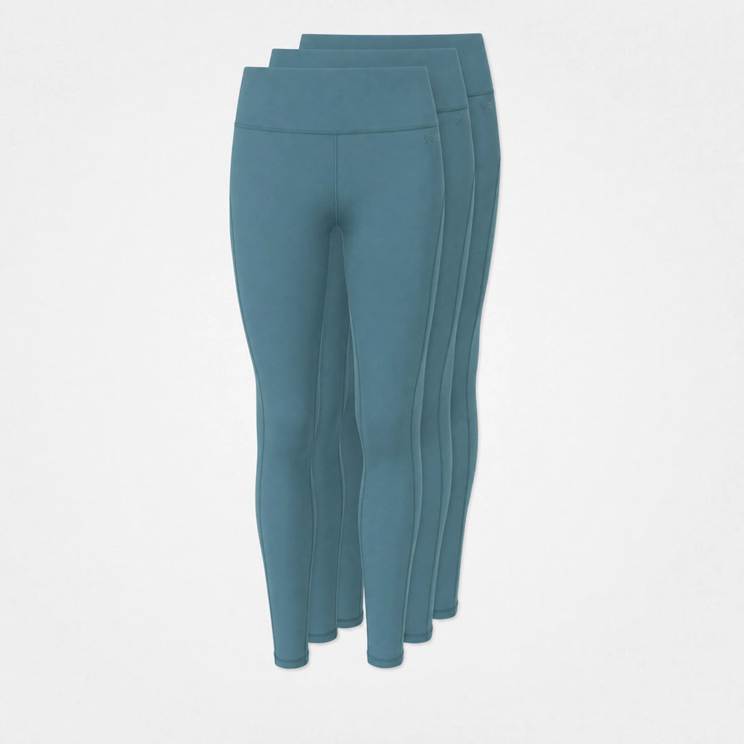 High Waist Leggings | Ocean Blue – 11