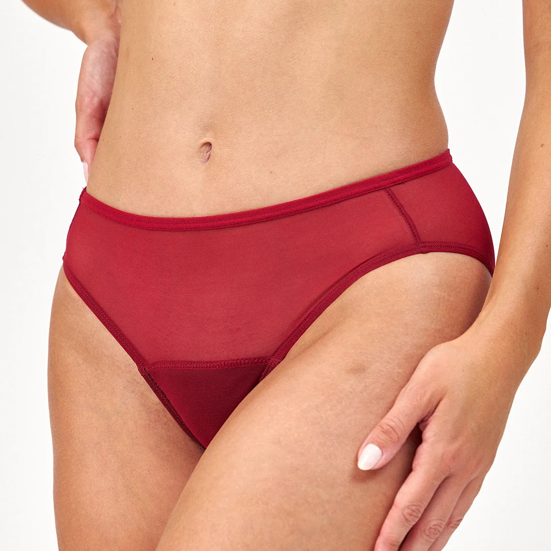 SNOCKS x femtis Period Panty -   RUBY | Rot – 2