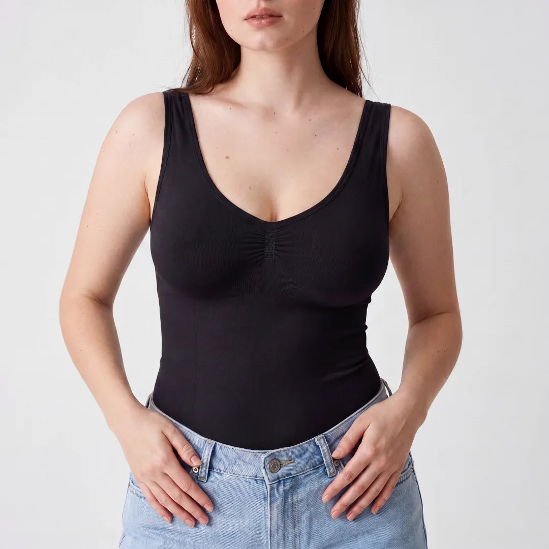 Shaping Tank Top | Schwarz – 3