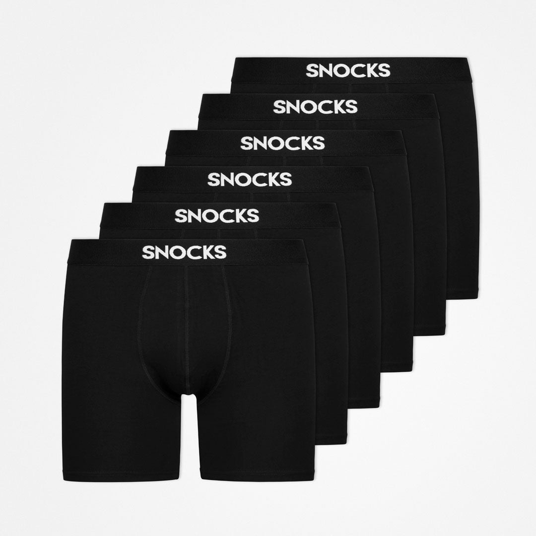 Lange Boxershorts | Schwarz – 12